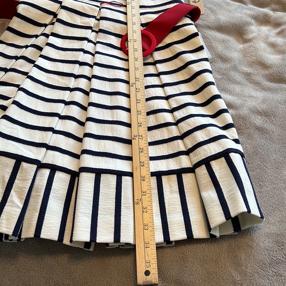 Eliza J Striped Fit & Flare Dress Size 2P - Picture 13 of 15
